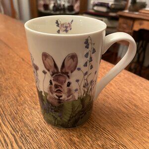 Bunny Coffee Cup Mug with artwork by Fab Funky for Paperproducts Design